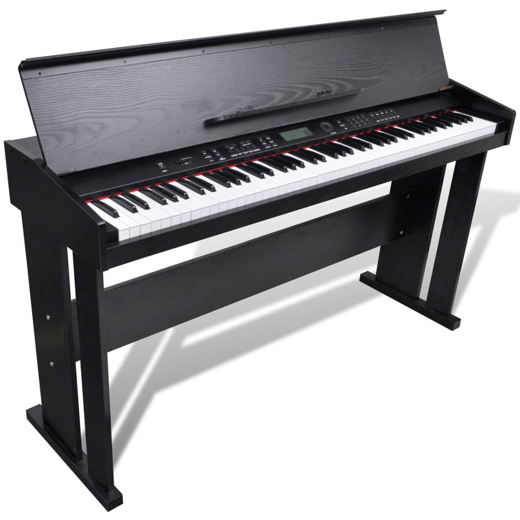 Classic Electronic Digital Piano with 88 Keys & Music Stand 