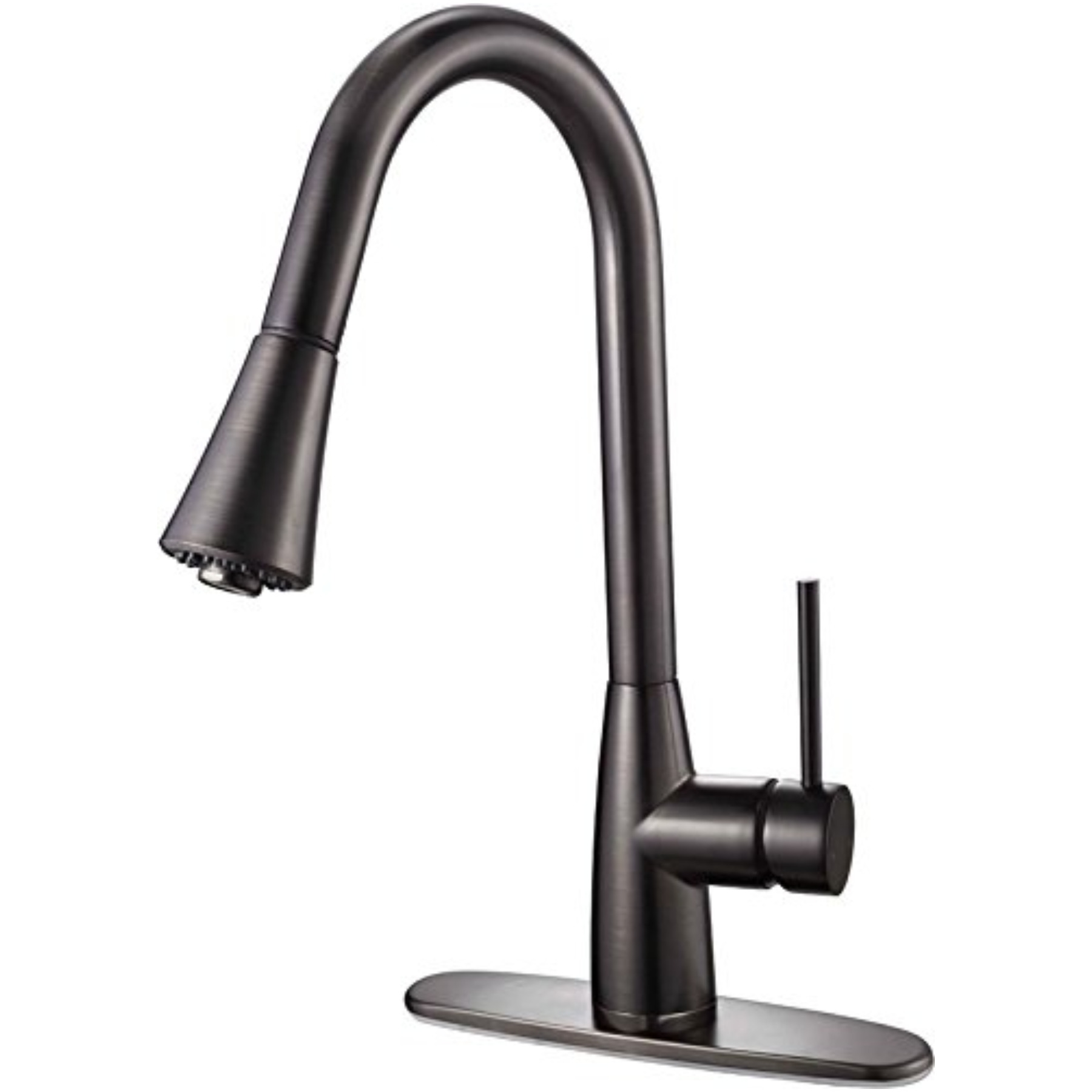 16-3187 Classic Bronze Gooseneck Kitchen Faucet